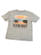 LIGHT BLUE CLAUDE MONET SUNSET ON THE SCENE GRAPHIC SHIRT