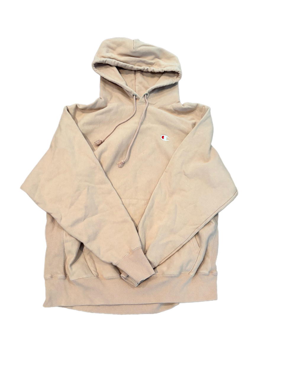 CHAMPION BEIGE COLOR REVERSE WEAVE SWEATSHIRT