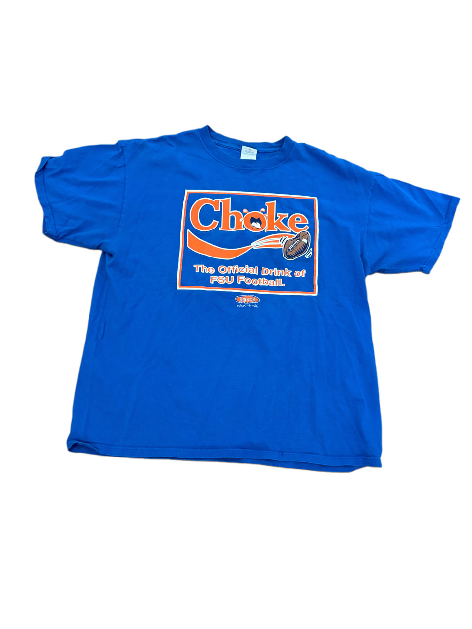 VINTAGE CHOKE THE OFFICIAL DRINK OF FSU FOOTBALL WHATS YOUR EXCUSE GRAPHIC SHIRT