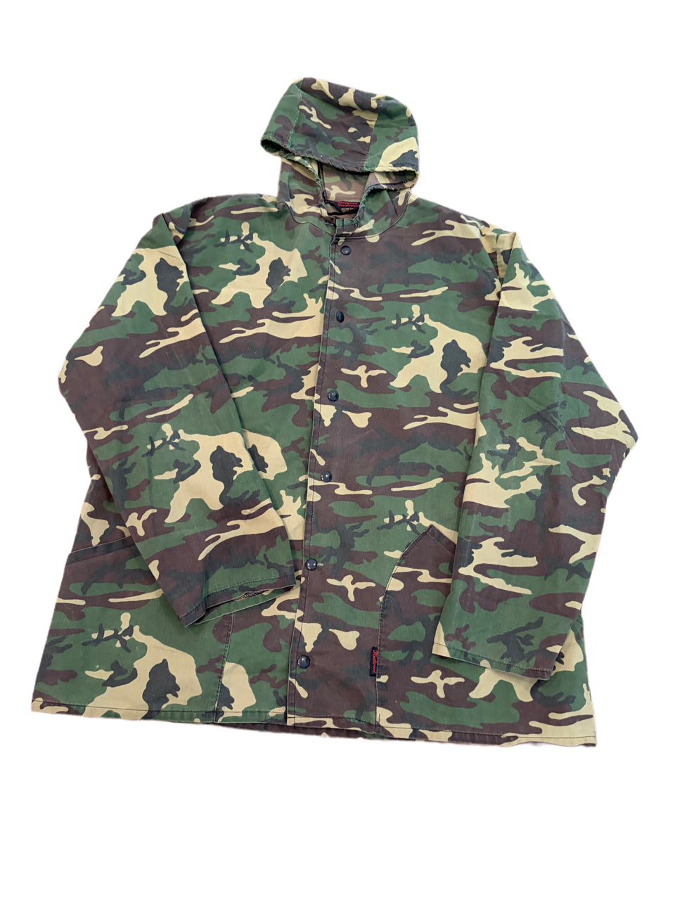 VINTAGE FLEETWOOD SPORTSWEAR CAMOUFLAGE FIELD BLAZE JACKET