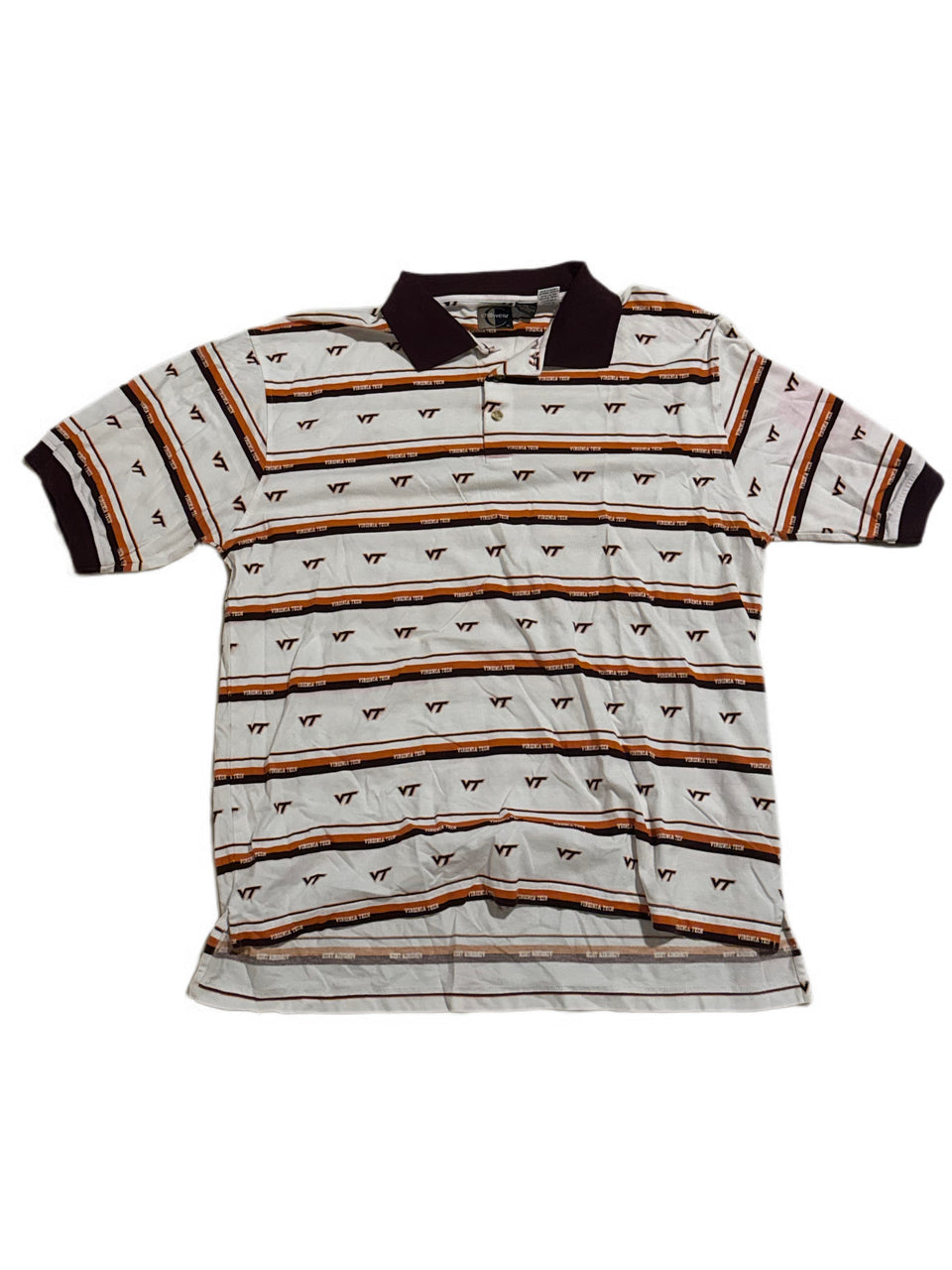 CHILIWEAR MENS VIRGINIA TECH HOKIES POLO SHIRT