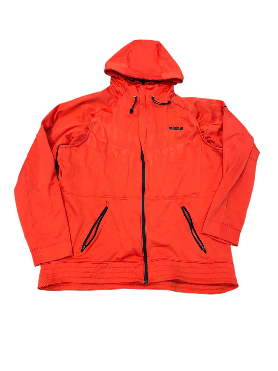 NIKE LEBRON JAMES FULL ZIP THERMA FIT MATERIAL HOODIE