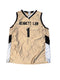 GOLD AND BLACK BENNETT LAW #1 BASKETBALL JERSEY