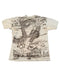 VINTAGE SINGLE STITCHED FORTUNE DESIGNS COLLECTION DRAGON CITY GRAPHIC ALL OVER PRINT SHIRT