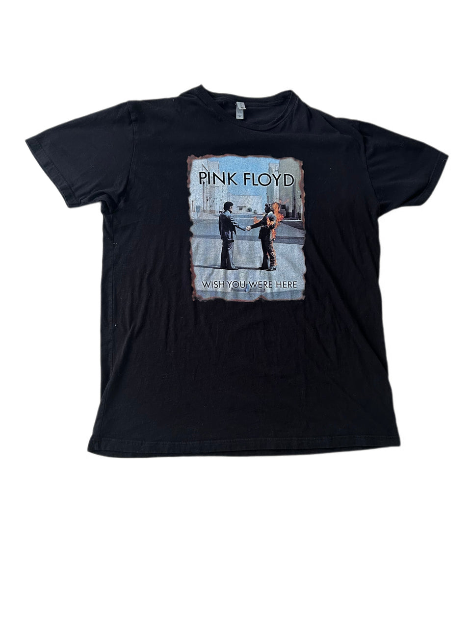PINK FLOYD WYWH BURNT EDGES TEE