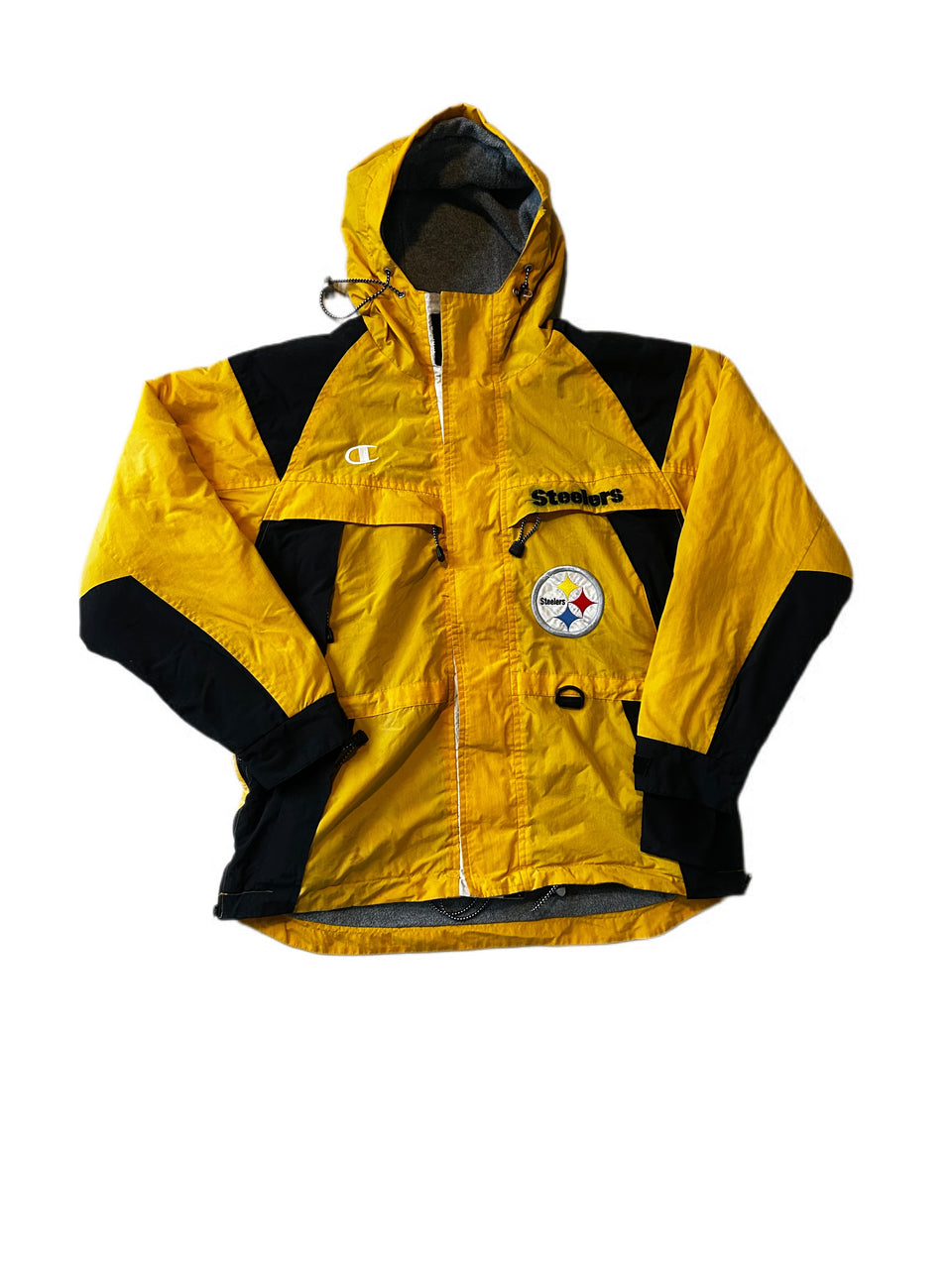 VINTAGE 90'S PITTSBURGH STEELERS GOOSE DOWN CHAMPION JACKET