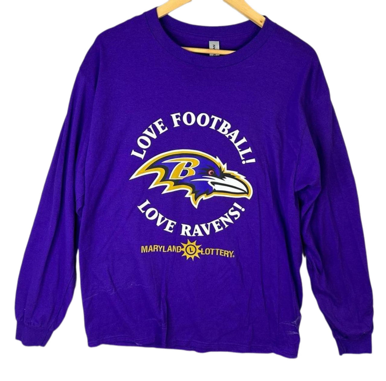 LOVE BALTIMORE RAVENS LONG SLEEVE SHIRT