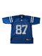 INDIANAPOLIS COLTS REGGIE WAYNE #87 BLUE ON FIELD NFL EQUIPMENT JERSEY