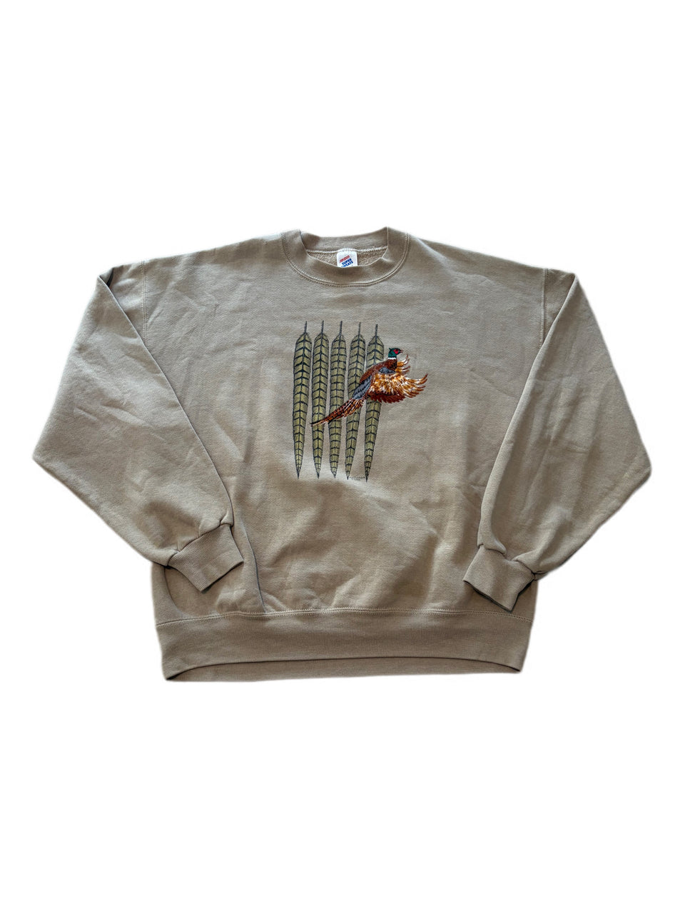 VINTAGE JERZEES PHEASANT CREWNECK SWEATSHIRT