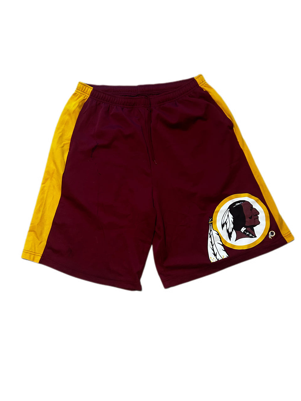 RETRO WASHINGTON REDSKINS TEAM LOGO SHORTS