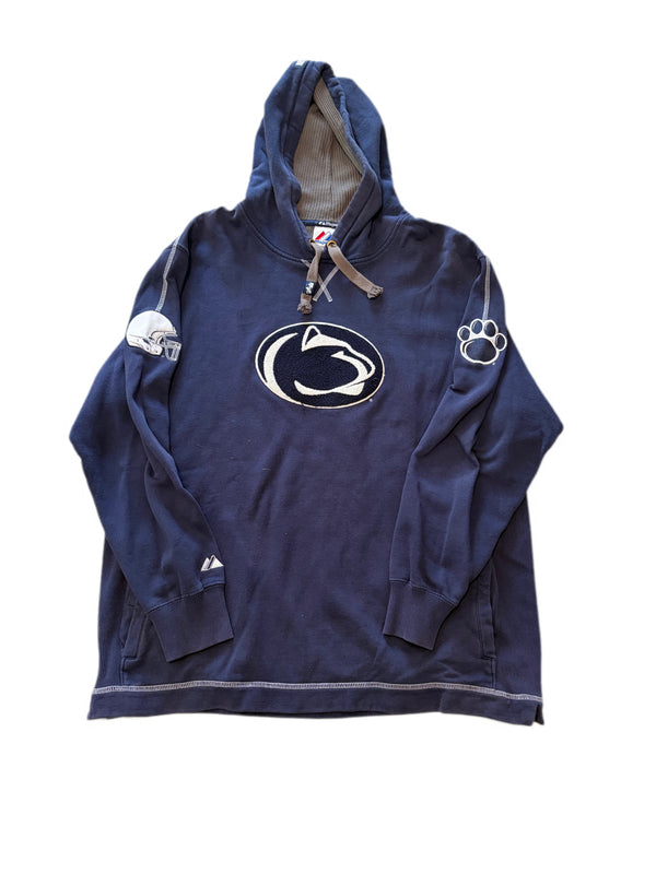 .MAJESTIC PENN STATE NITTANY LIONS CHAINSTITCH HOODIE