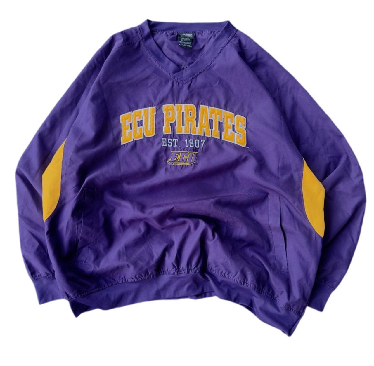 PURPLE & YELLOW ECU PIRATES WINDBREAKER