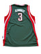 MILWAUKEE BUCKS ADIDAS BRANDON JENNINGS #3 BASKETBALL JERSEY