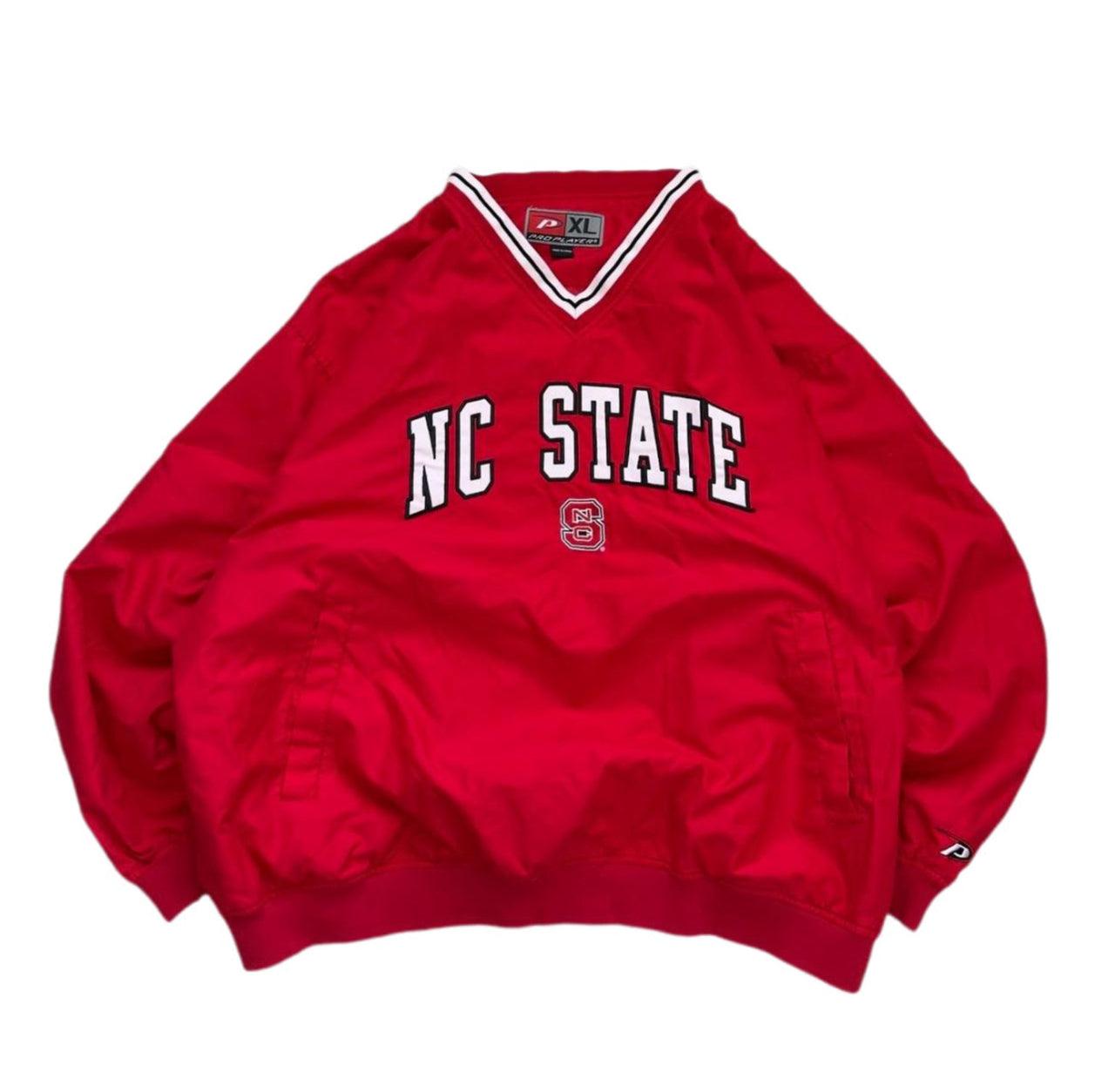 NC STATE RED AND WHITE PRO PLAYER JACKET