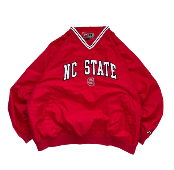 NC STATE RED AND WHITE PRO PLAYER JACKET