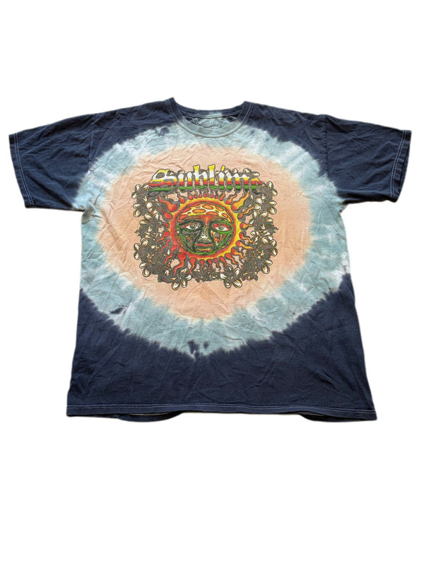 SUBLIME SUN FACE FREEDOM TIE DYE GRAPHIC TEE