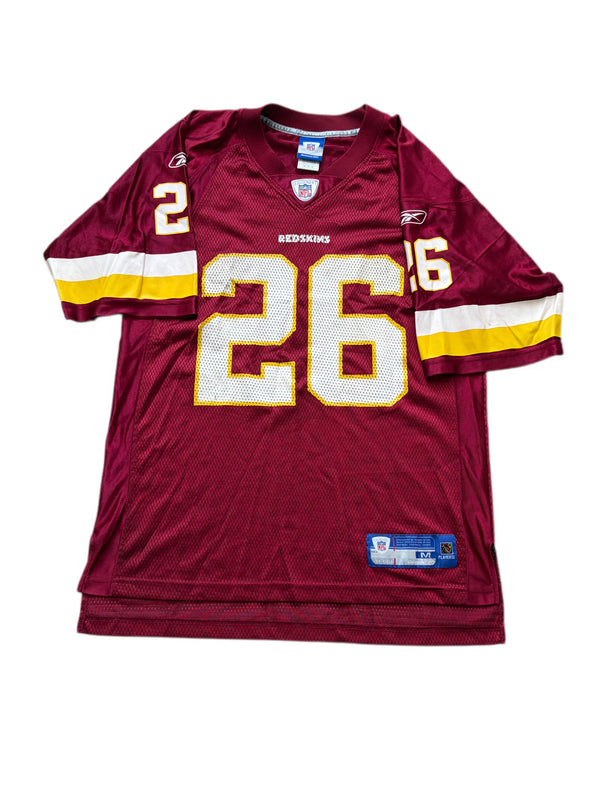 RETRO ON FIELD REEBOK 2005-2006 WASHINGTON REDSKINS CLINTON PORTIS #26 JERSEY