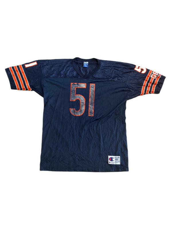 VINTAGE CHAMPION DICK BUTKUS #51 CHICAGO BEARS BLUE JERSEY