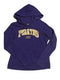 KA APPAREL WOMEN'S EAST CAROLINA PIRATES PURPLE SHINY LOGO HOODIE