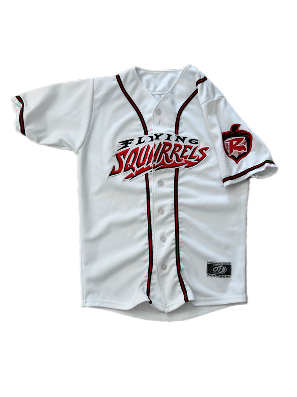 RICHMOND FLYING SQUIRRELS YOUTH HOME AUTHENTIC BASEBALL JERSEY
