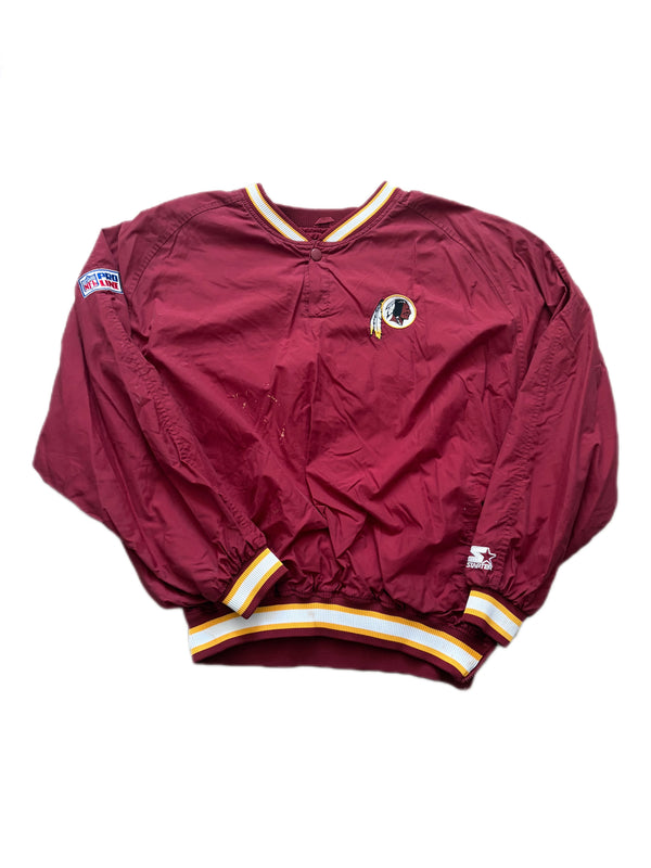 VINTAGE WASHINGTON REDSKINS STARTER PROLINE PULLOVER JACKET