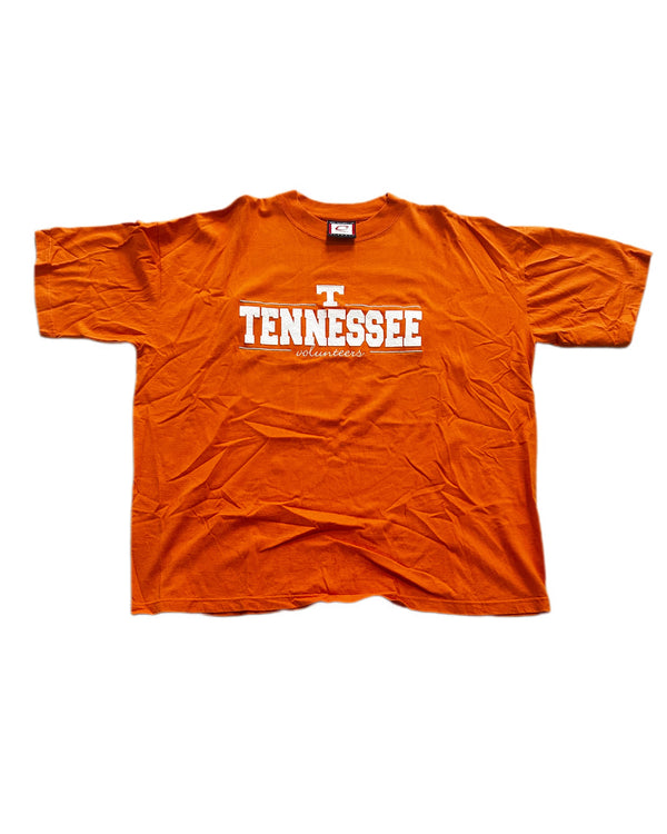 VINTAGE Y2K CADRE ATHLETIC TENNESSEE VOLS FELT BLOCK LETTER TEE