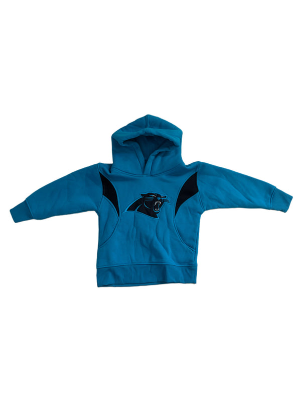 CAROLINA PANTHERS YOUTH NFL TEAM APPAREL BLUE PULLOVER HOODIE