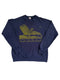 Vintage 80s Alaska Eagle Bird Stars Gold Print Sweatshirt USA Raglan Heavy